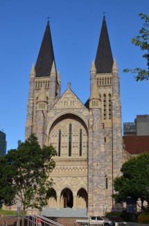 Front of St John's Cathedral, Brisbane